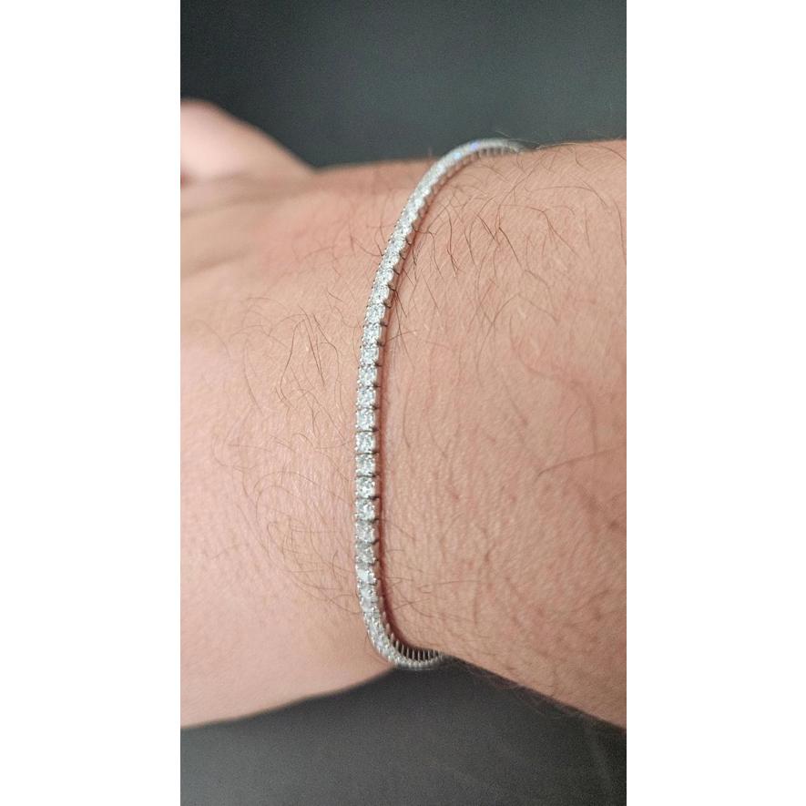 Dainty 23mm Cz Tennis Bracelet 59$
